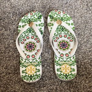 Tory Burch Womens Flip Flop Sandals Size 10